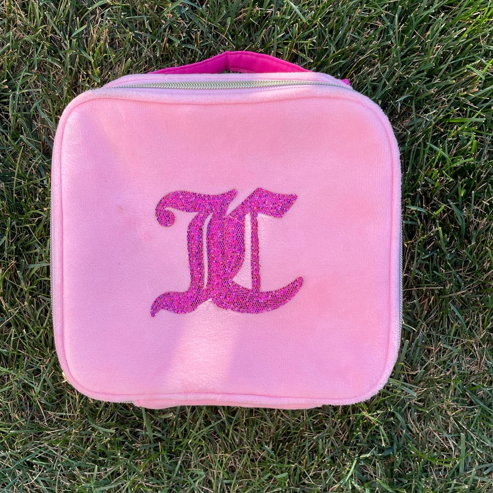 Juicy Couture Velour Makeup Cosmetics Case